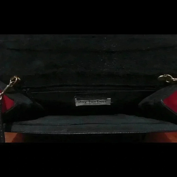 Jay Herbert New York I. Magnin black leather handbag‎​​ vintage - Picture 8 of 15